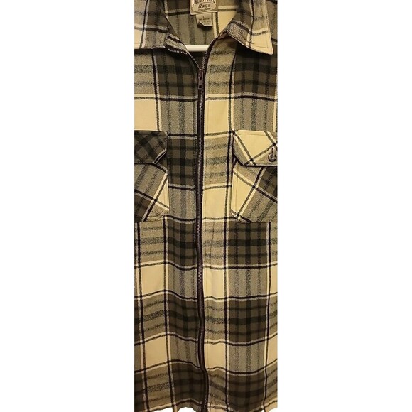 Industrial Rags Plaid FullZipper 2Pocket Size LARGE New Without Tags NotButtonUp - Picture 6 of 8